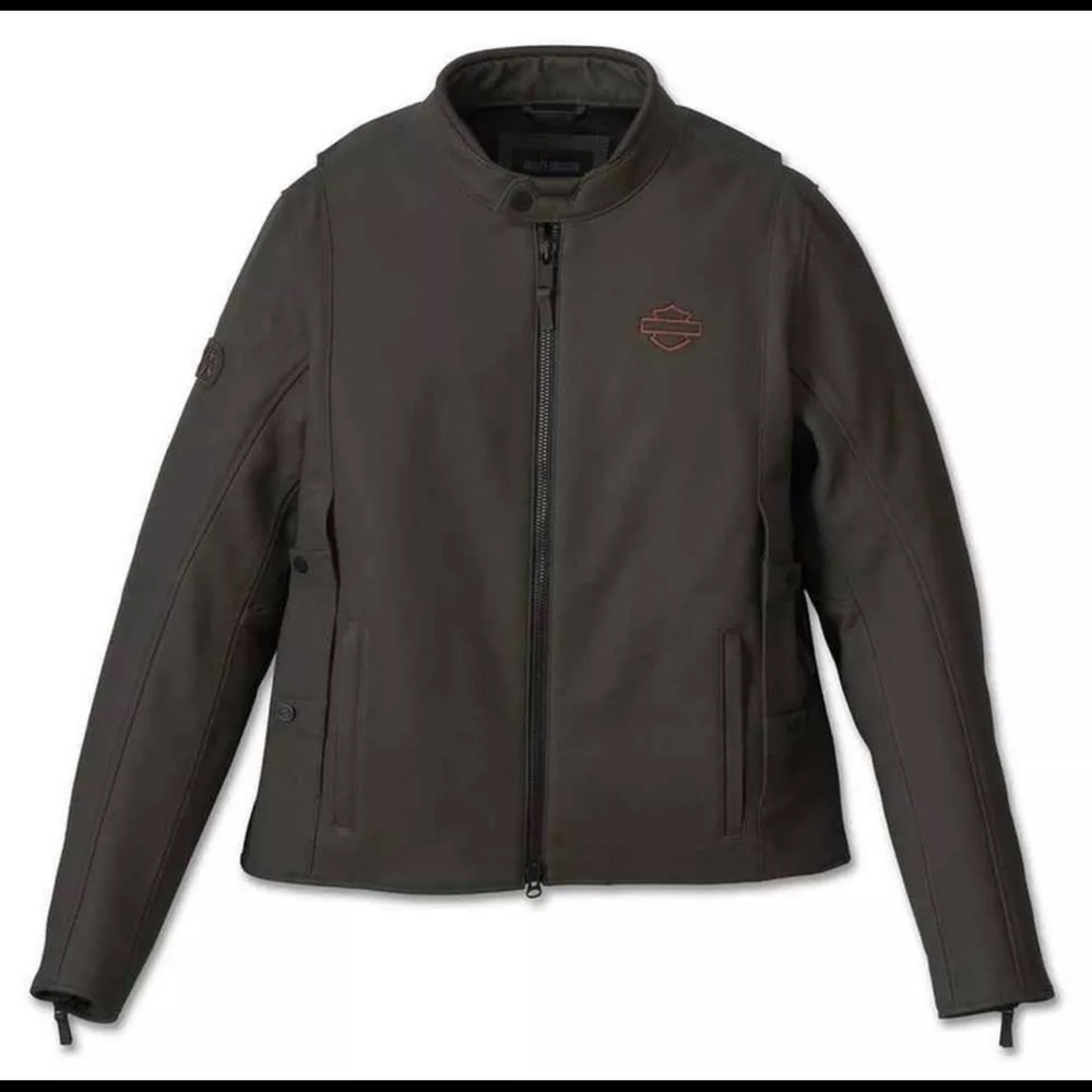 ✔️HARLEY DAVIDSON MENS LEATHER RIDING JACKET
